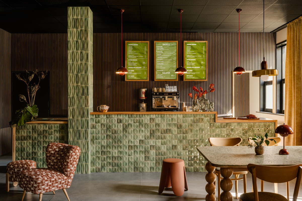 Brett & Bagels bar w Danii Kuba Tomaszczyk Studio Onu